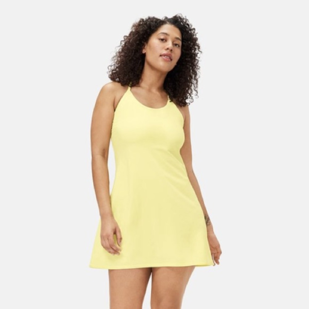 Outdoor Voices Exercise Dress in Yellow EUC